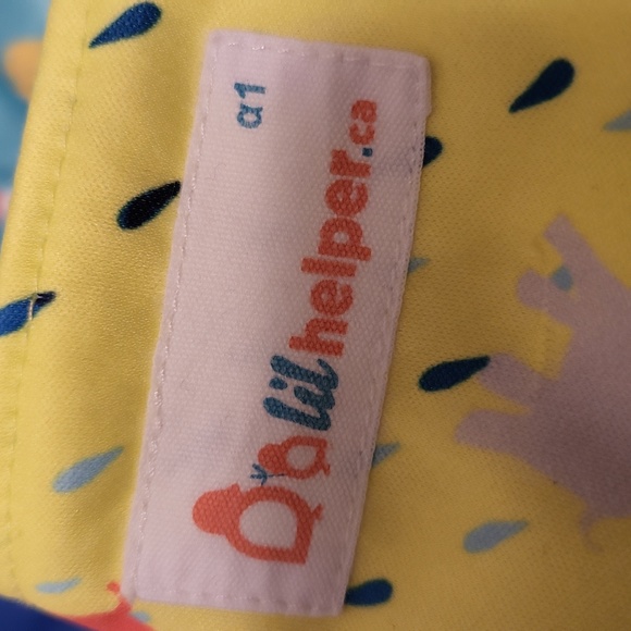 Three "Lil helper" cloth diapers with inserts - Picture 2 of 5